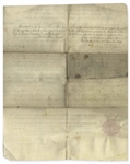 James Madison Land Grant Signed as President